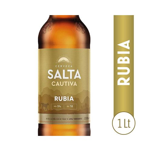 Cerveza Rubia Salta Cautiva 1 L - Masonline - Más Online