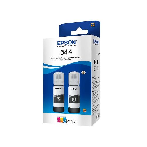 Botella De Tinta Epson 544 Negra X 2 - Masonline - Más Online