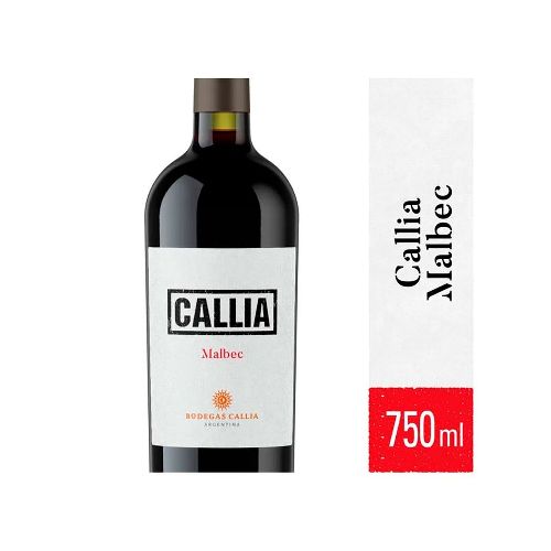 Vino Tinto Callia Malbec 750ml - Masonline - Más Online