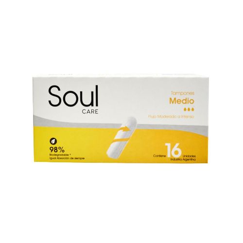 Tampones Soul Medio 16u - Masonline - Más Online