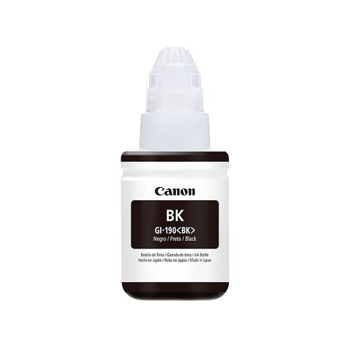 Botella De Tinta Canon Negro Gi 190 Bk - Masonline - Más Online