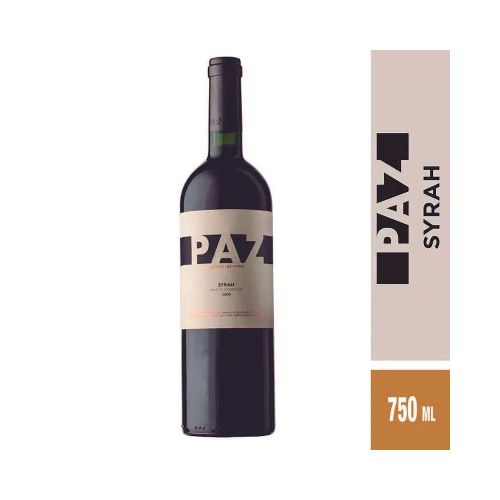 Vino Tinto Paz Syrah 750 Ml - Masonline - Más Online