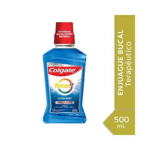 Enjuague Bucal Colgate Total Clean Mint 500ml - Masonline - Más Online