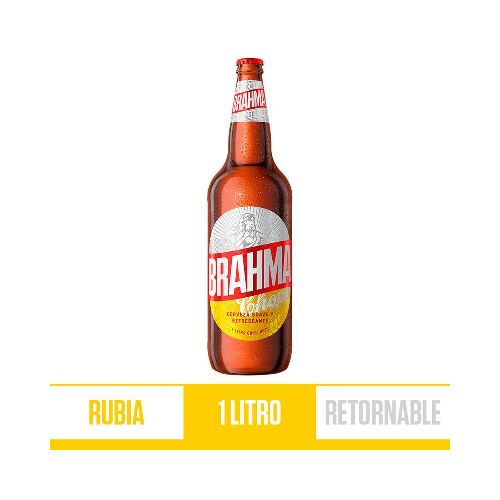 Cerveza Brahma Chopp Retornable 1 L - Masonline - Más Online