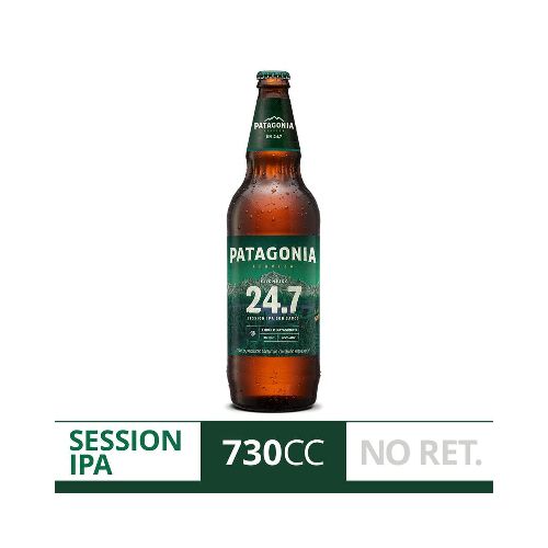 Cerveza 24.7 Patagonia Ipa 730 Ml - Masonline - Más Online