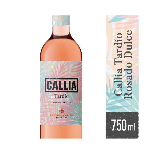 Vino Rosado Dulce Callia Tardío 750ml - Masonline - Más Online