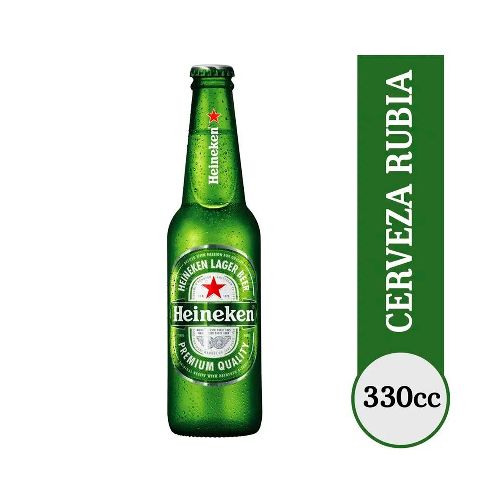 Cerveza Rubia Heineken No Retornable 330 Ml - Masonline - Más Online