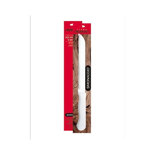 Cuchillo Para Pan Simonaggio Inoxidable Blanco - Masonline - Más Online