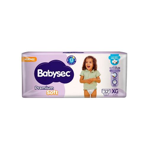 Pañales Babysec Premium Soft Xg - Masonline - Más Online