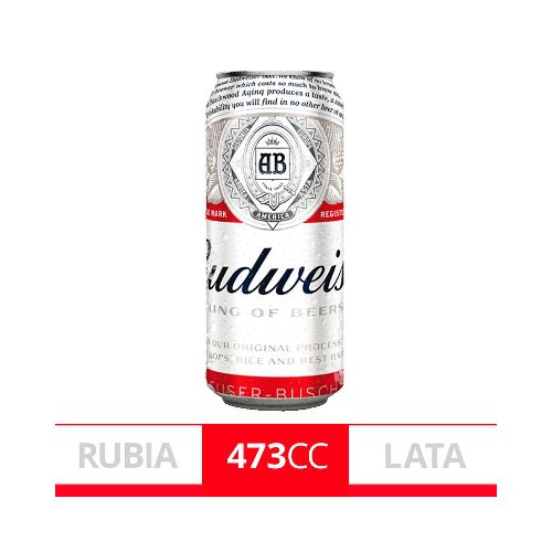 Cerveza Rubia Budweiser 473 Ml 6u - Masonline - Más Online