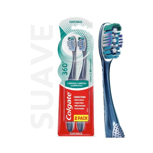 Cepillo De Dientes Colgate 360 Base 2un - Masonline - Más Online