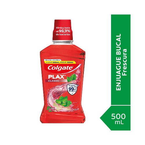 Enjuague Bucal Colgate Plax Rojo 500ml - Masonline - Más Online