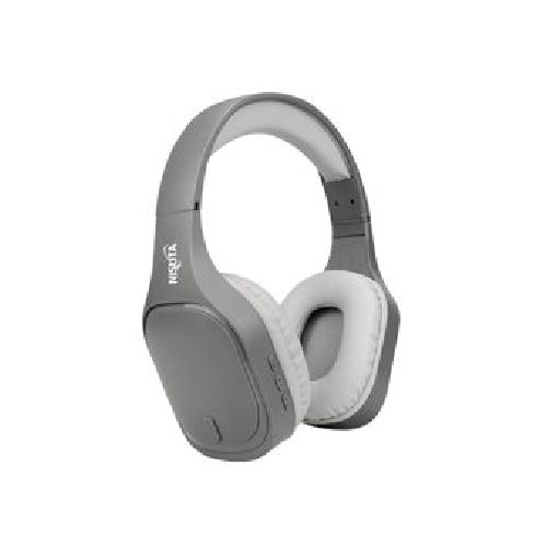 Auricular gris bluetooth tipo vincha con micrófono NISUTA - NSAUB37  