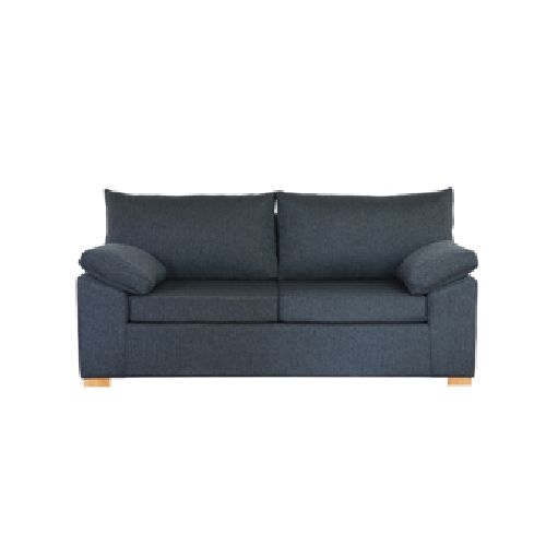 Sillón italiano 3 Cuerpos de Chenille Jumper gris oscuro Full Confort  