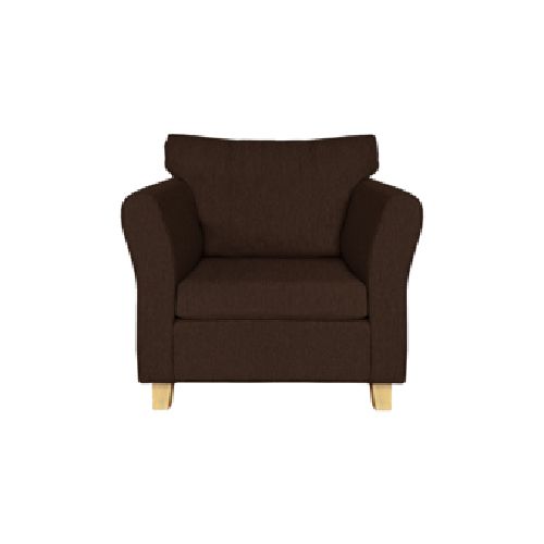 Sillón Trento 1 Cuerpo de Chenille Jumper Chocolate Full Confort  