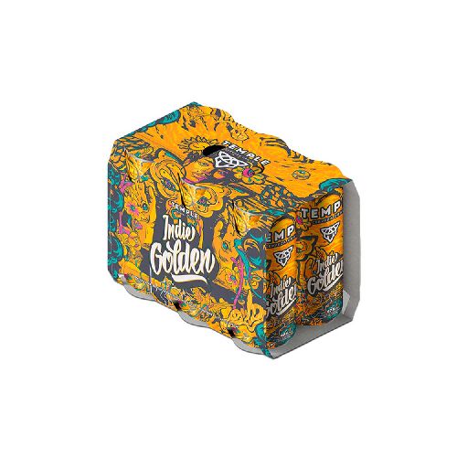 Cerveza Temple Indie Golden 473 Ml x 6 Un - Supermercados VEA - Estás Ahorrando Bien