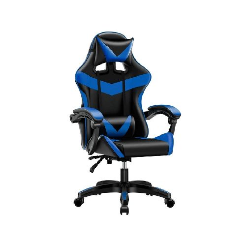 Silla Gamer Sunlight Azul y Negro GC-001AZNE - Monumental Hogar