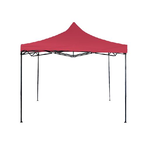 Gazebo plegable Laury 3x3 Oxford Rojo - Monumental Hogar