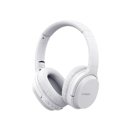 Auriculares AIWA Bluetooth (vincha) Blanco AVA-BT301B - Monumental Hogar