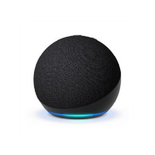 Amazon Echo Dot 5th Gen con asistente virtual Alexa negro 110V/240V