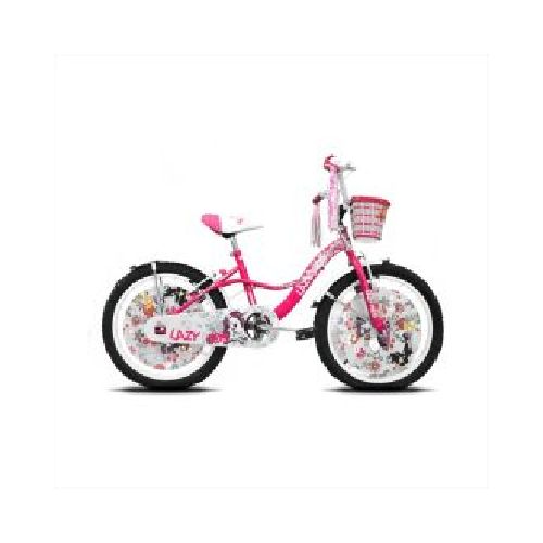 BICICLETA LAZY KIDS HAUSKA RODADO 20 PARA NENA NIÑA ROSA