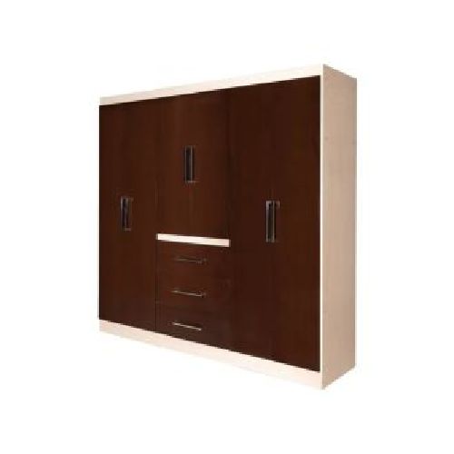 Placard Ropero 6 Puertas Choclate-Maple Fortaleza Melamina