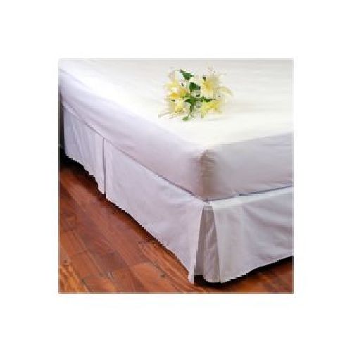 Cubresommier blanco con tablas tela para sommier de 80x190 blanco