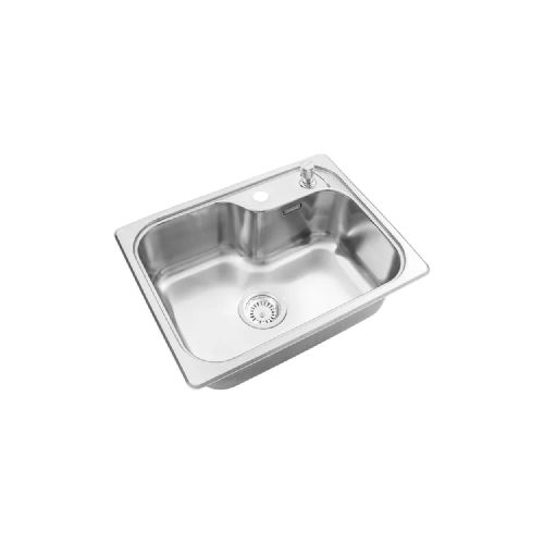 Bacha de Cocina Johnson Acero 304 Luxor Mini Si55A con orificio para dosificador - Unimax