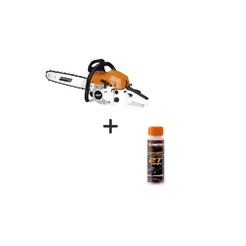 Combo Motosierra  Lüsqtoff Garden Plus 52cc +  Aceite Lubricante 2t  100cc - Unimax