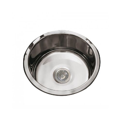 Bacha de Cocina Johnson Acero inox Redonda 37 cm O37A - Unimax