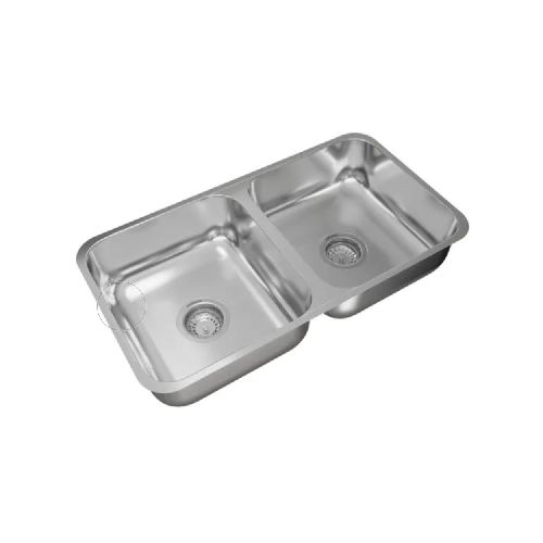 Bacha de Cocina Doble Johnson C37 71 x 37 x 15 cm - Unimax