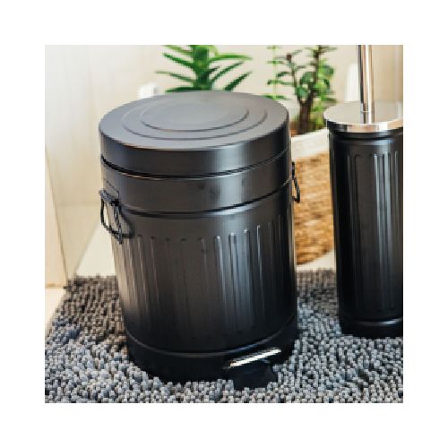 CESTO DE BASURA NEGRO 5 LITROS ETXE (FC-15)