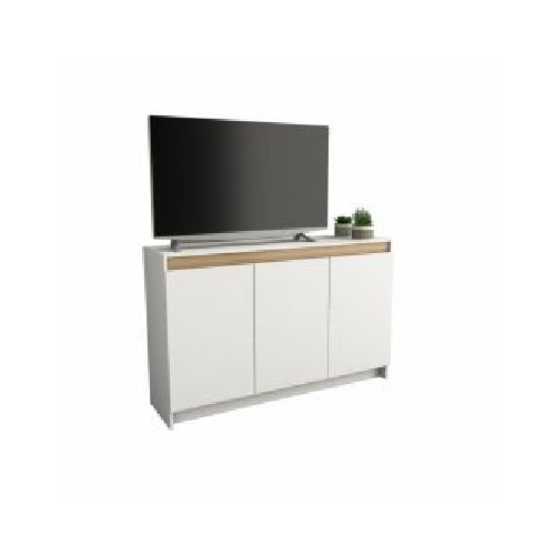 BAHIUT 135 CM 3 PUERTAS BCO/OLMO TABLES (1156-CEO)