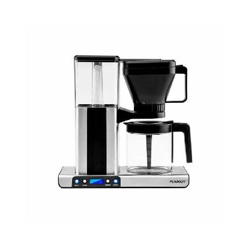 Cafetera Eléctrica Peabody 1,25Lts Filtro Acero Inoxidable por goteo 1550W PE-MK01