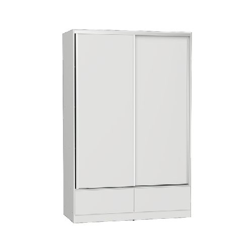 PLACARD PREMIUM 2 PUERTAS 2 CAJONES 1,40 MTS BLANCO 3130 ORLANDI