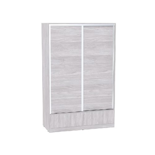 PLACARD PREMIUM 2 PUERTAS CORREDIZAS CON CAJONES 140CM JACARANDA