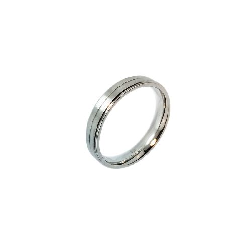 Anillo de VA Steel 350 - Modelo Manchester Platino