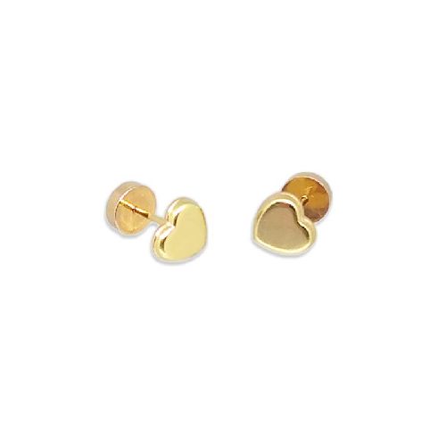 Aros Abridores - Oro 18k - Corazones