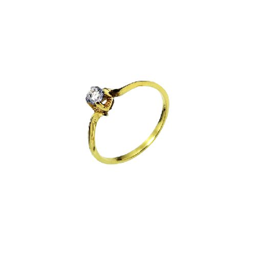 Anillo Solitario SETH 18K GOLD