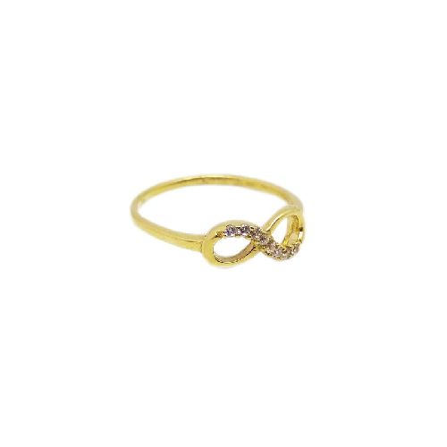 Anillo Infinito II 18k Crystals