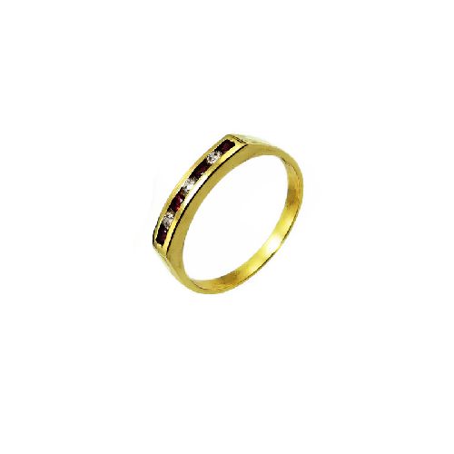 Anillo DIANA Oro 18K Gold Crystal SIAM