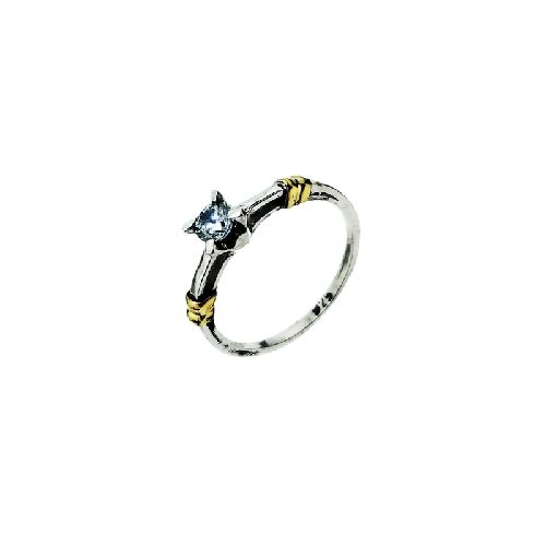 Anillo Solitario Assu 18K