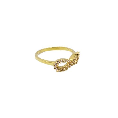 Anillo Infinito 18k Crystals