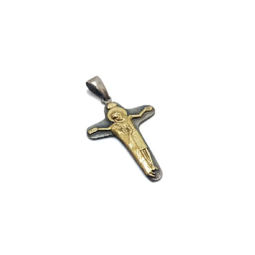 Cruz De La Unidad - Plata 925 Y Oro 18k - 41mm