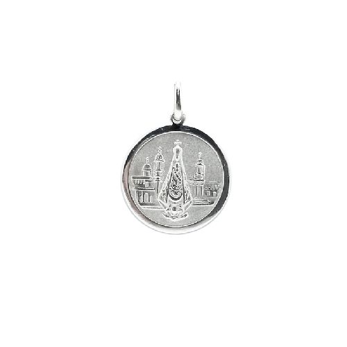 Medalla Virgen Del Valle - Plata 925 Blanca - 20mm