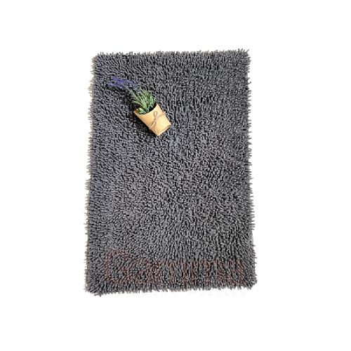 Alfombra De Baño Gris Shaguy 50*80Cm (572202)