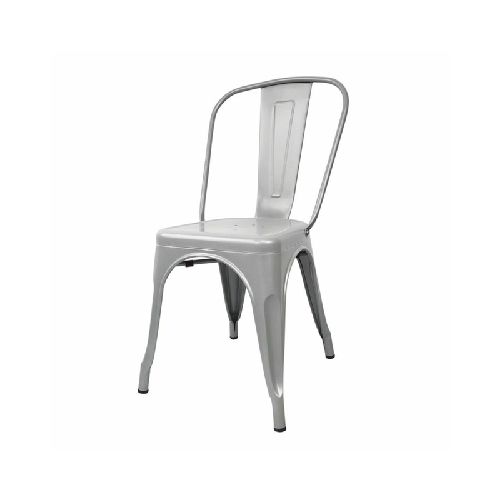 Silla Tolix Plateada (To-06)