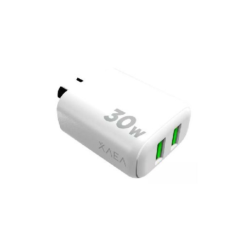 Cargador 30w Xaea Intensify 5v 2 Puertos Usb + Cable Usb C