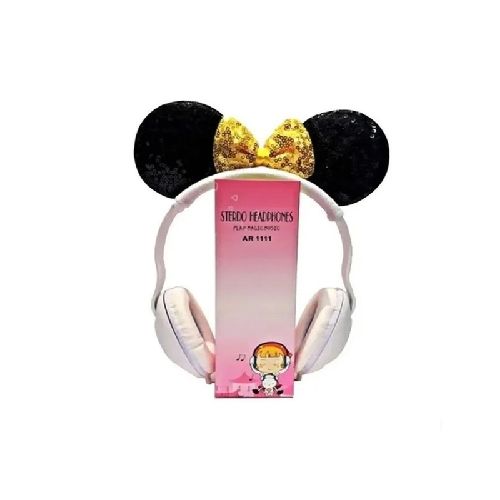 Auricular Vincha Mickey Manos Libres Stereo Niños Infantil