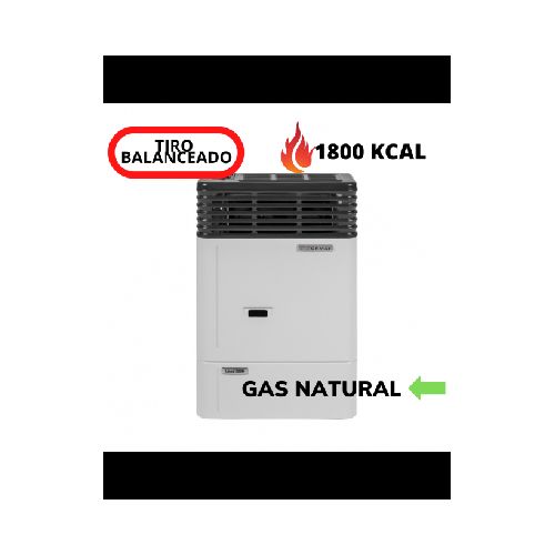 Calefactor Tiro Balanceado Ormay 1800TB GN